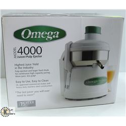 OMEGA MODEL 4000 JUICER / PULP EJECTOR