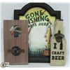 Image 1 : GONE FISHING PLAQUE  & MORE