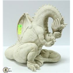 SOLID CONCRETE DRAGON WITH BABY