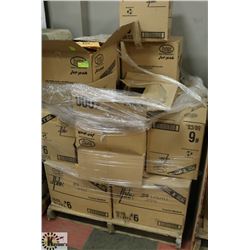 PALLET WITH CASES OF JET PAK MAILERS