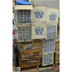 PALLET OF M-BOX SHOP PAPER TOWEL DISPENSERS &