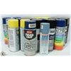 Image 1 : BOX OF ASSORTED SPRAY PAINTS