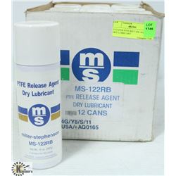 12 CANS PTFE RELEASE AGENT DRY LUBRICANT