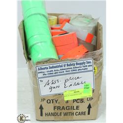 BOX OF ASSORTED TAPE