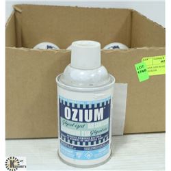 6 CANS OZIUM GLYCOL-IZED AIR SANITIZER