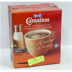BOX OF NESTLE CARNATION HOT CHOCOLATE, 50 PACKS