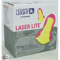 BOX OF LASER LITE MULTI COLOR FOAM EARPLUGS
