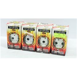 LOT OF 4 SMITHLITE Y2K EMERGENCY KITS, HEAT/LIGHT