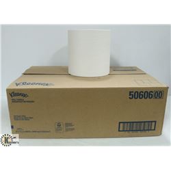 CASE OF KLEENEX ROLL TOWELS, 6 ROLLS PER CASE