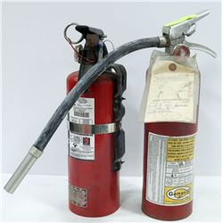 LOT OF 2 DRY CHEMICAL FIRE EXTINGUISHERS