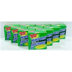 BOX OF SCOTCHBRITE HEAVY DUTY SOAP PADS