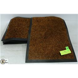 LOT OF TEN FLOOR MATS, 12 X 18