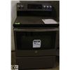 Image 1 : GE 30" SLATE FINISH SELF CLEANING CONVECTION RANGE