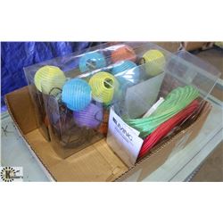 BOX W/2 NEW SOLAR POWERED HANGING