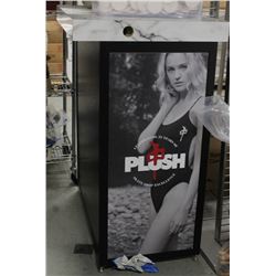 3 FAUX MARBLE TOP DISPLAY STAND/ PODIUMS.