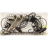 Image 1 : BASKET OF CANDLE HOLDERS