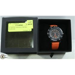 AUTHENTIC NEW WALTER WATCH, STAINLESS
