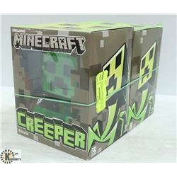 LOT OF 2 MIECRAFT CREEPER FIGURES