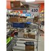 Image 1 : RACK OF UNCLAIMED ITEMS FROM THE TOOL SALE