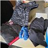 Image 1 : LOT OF KIDS JACKETS GLOVES, AND RAIN PANTS - NORTHFACE AND OTHER