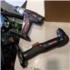 Image 2 : BOX OF CRAFTSMAN CORDLESS TOOLS, CHARGER AND DEWALT CORDLESS DRILL