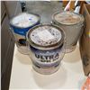 Image 2 : ELECTRIC TAPE FEEDER, MEASURING TAPES, EXTENTION CORD AND 3 PAILS OF PAINT