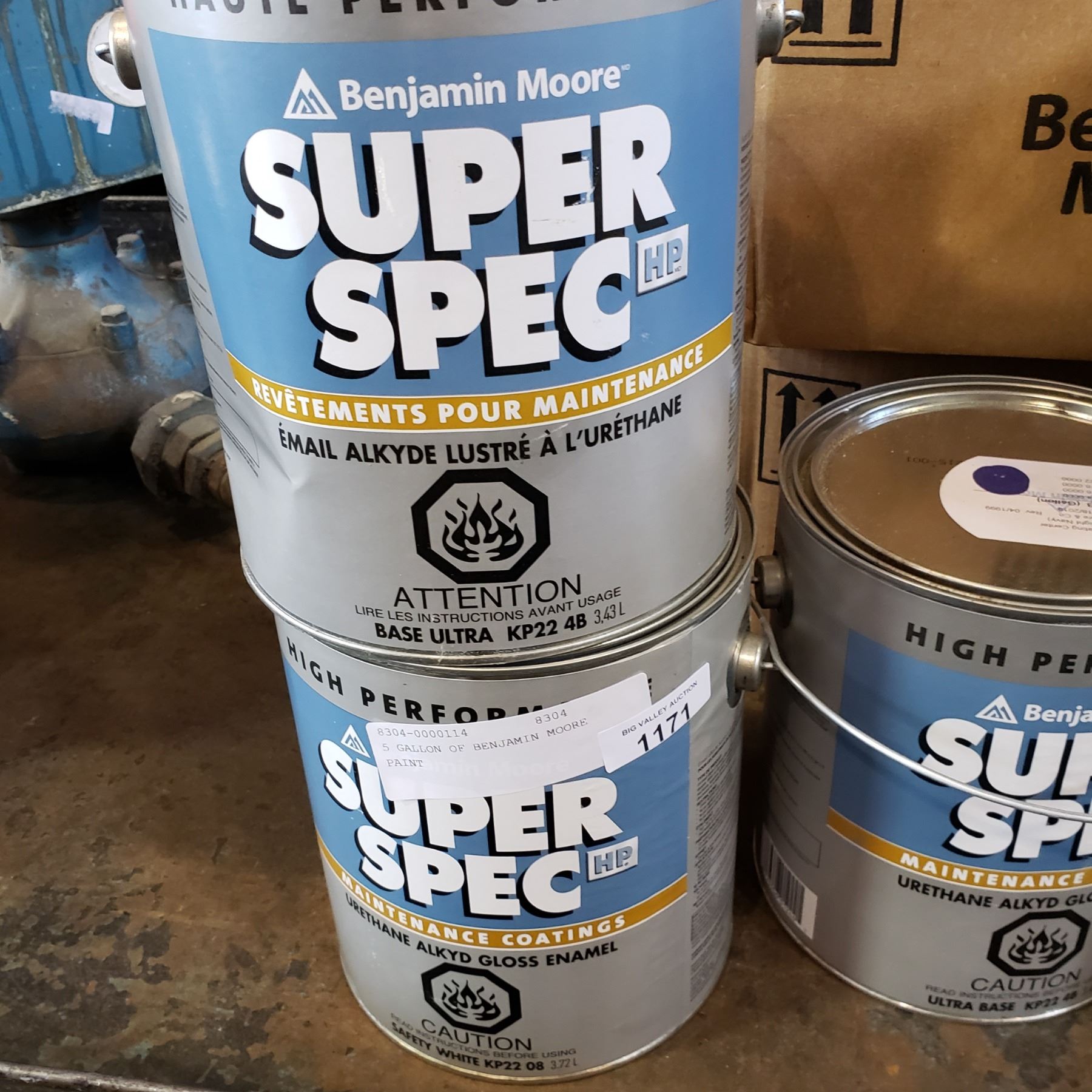 5 GALLON OF BENJAMIN MOORE PAINT Big Valley Auction 5 GALLON OF BENJAMIN MOORE PAINT Big Valley Auction