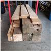 Image 2 : LOT OF TREATED 6 x 6 x 8 POSTS AND 2 x 6 LUMBER