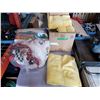 Image 2 : BOX AND BAG OF TOWELS