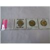 Image 1 : 3 SPECIAL MINT CANADIAN 2 DOLLAR COINS 2014 WAIT FOR ME DADDY 2015 FLANDERS FIELD 2019 COLOURED "D" 