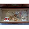 Image 2 : JEWELLERY BOX W/ CONTENTS