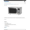 Image 8 : AS NEW PANASONIC COMMERCIAL MICROWAVE WITH MANUAL