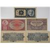 Image 2 : Czechoslovak National Bank, 1925; 1927; 1929; 1944 Banknote Quintet.
