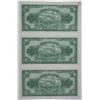 Image 2 : State Bank of Ethiopia, ND (1945) Specimen-Proof Uncut Sheet of 3 Notes.