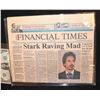 Image 1 : IRON MAN STARK RAVING MAD SCREEN USED HERO NEWSPAPER