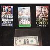 Image 1 : CREED SCREEN USED BOXING MATCH PRESS PASS BADGES LOT OF 3
