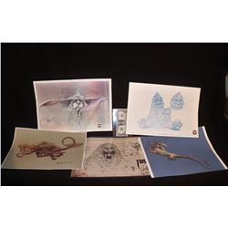 NEVER ENDING STORY THE TUSK CONCEPT ARTWORKS LOT