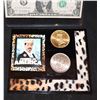 Image 1 : COMING TO AMERICA SCREEN USED COINS ON DISPLAY