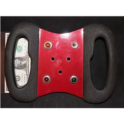 IRON MAN 2 SCREEN USED RACE CAR STEERING WHEEL DESTROYED BY IVAN VANKO
