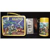 Image 1 : BATTLESTAR GALLACTICA VINTAGE METAL LUNCH BOX WITH THERMOS 1978
