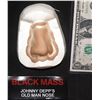 Image 1 : BLACK MASS JOHNNY DEPP SILICONE PROSTHETIC NOSE ON LIFE CAST WITH PLAQUE