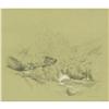Image 1 : JOHN HENRY HILL, ORIGINAL DRAWING, RAPIDS JOHN HENRY HILL (American 1839-1922)