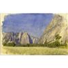 Image 1 : JOHN HENRY HILL, ORIGINAL ILLUSTRATION, YOSEMITE JOHN HENRY HILL (American 1839-1922)