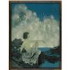 Image 1 : MAXFIELD PARRISH, AIR CASTLES, PERIOD PRINT MAXFIELD PARRISH (American 1870 - 1966)