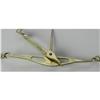 Image 3 : A BRASS BALANCE BEAM SCALE WITH WEIGHTS A BRASS SCALE WITH WEIGHTS