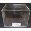 Image 1 : ZZ-CLEARANCE DISPLAY CASE ACRILIC WITH BLACK BACKING NO BASE
