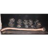 Image 1 : LAST AIRBENDER THE SCREEN USED WARRIOR LETHER BELTS WITH BUCKLES LOT OF 19