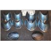 Image 1 : GREAT WALL THE CHINESE WARRIOR PAINTED SHOULDER ARMOR LOT OF 10