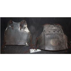 LAST AIRBENDER SCREEN USED WARRIOR CHEST AND BACK ARMOR BLACK
