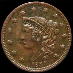 1838 Braided Hair Large Cent CLOSELY UNCIRCULATED
